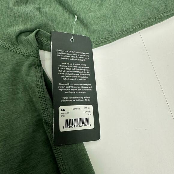 Glyder Rocky Hoodie in Sage Green - Size XS - NWT - Picture 8 of 10